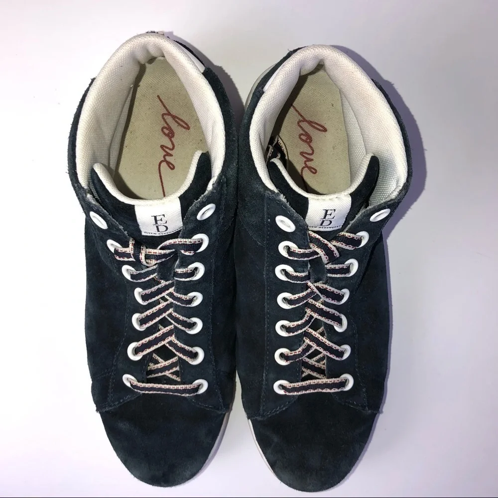 Ellen Degeneres Camarillo Suede High Top Sneaker